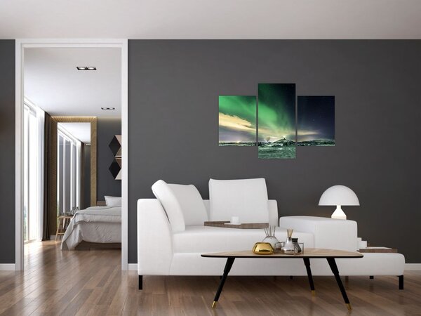 Tablou cu Aurora Borealis (90x60 cm)