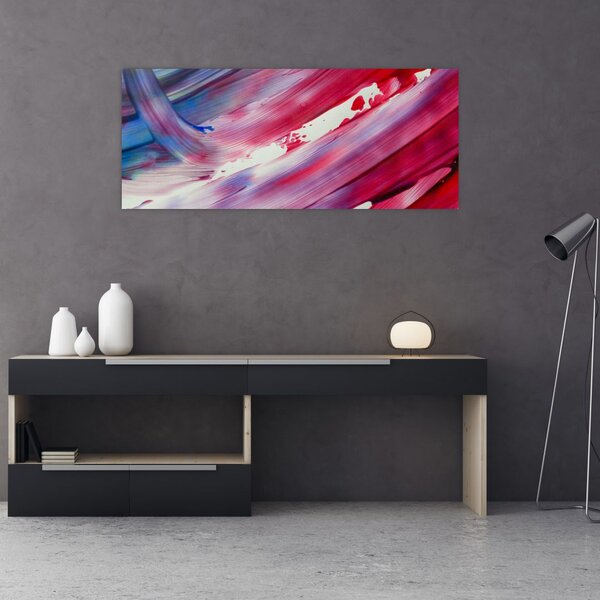 Tablou - culorile rozalbaste (120x50 cm)