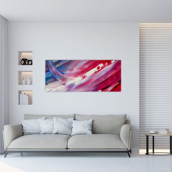 Tablou - culorile rozalbaste (120x50 cm)