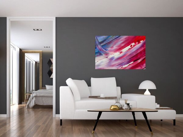 Tablou - culorile rozalbaste (90x60 cm)