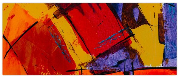 Tablou cu abstracție (120x50 cm)