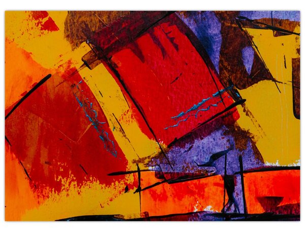 Tablou cu abstracție (70x50 cm)