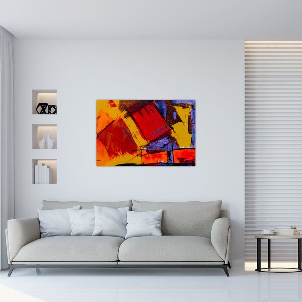 Tablou cu abstracție (90x60 cm)