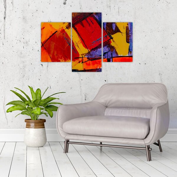 Tablou cu abstracție (90x60 cm)