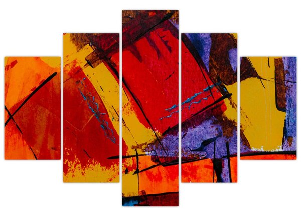 Tablou cu abstracție (150x105 cm)