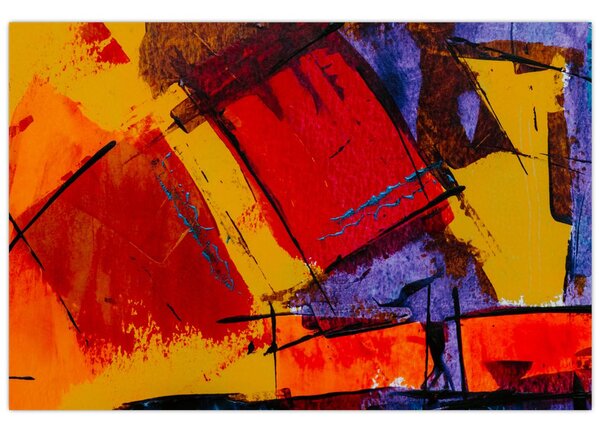 Tablou cu abstracție (90x60 cm)