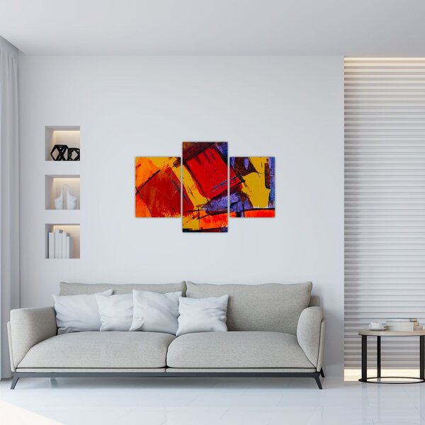 Tablou cu abstracție (90x60 cm)