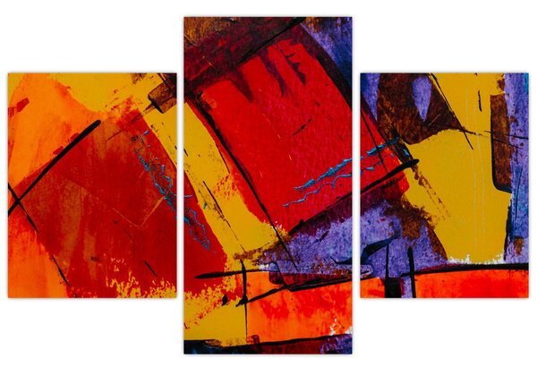 Tablou cu abstracție (90x60 cm)