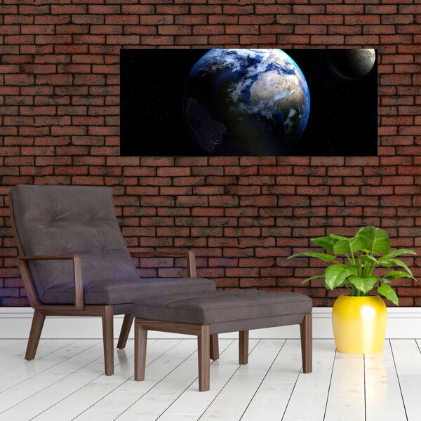 Tablou planetei Pământul (120x50 cm)