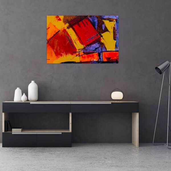 Tablou cu abstracție (90x60 cm)