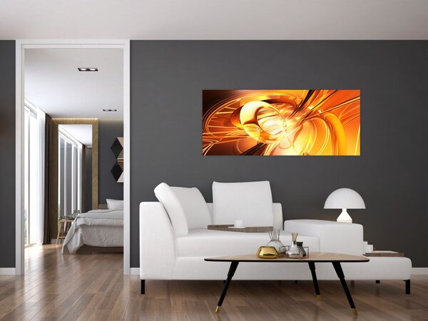 Tablou cu abstracție (120x50 cm)
