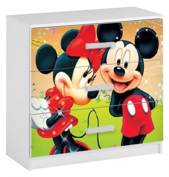 Comoda Minnie si Mickey Red Edition