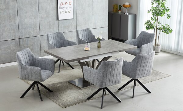 Masa Living Extensibila KJT385 Gri