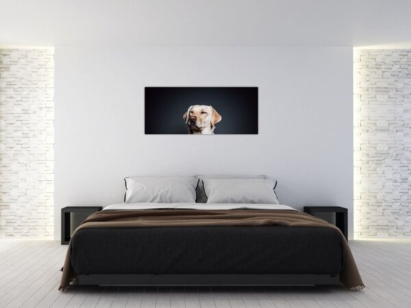 Tablou cu labrador (120x50 cm)