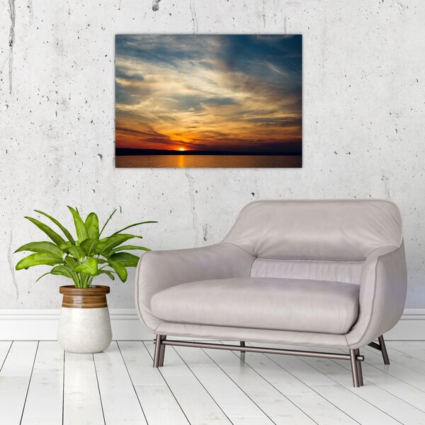 Tablou cu apus de soare (70x50 cm)