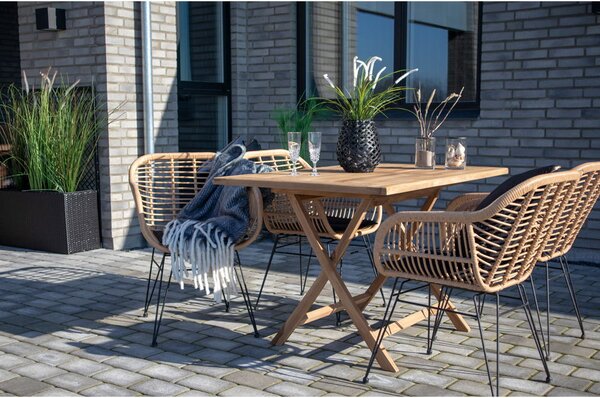 Masă de grădină Orvoria 2 (lemn de tec). 1146863