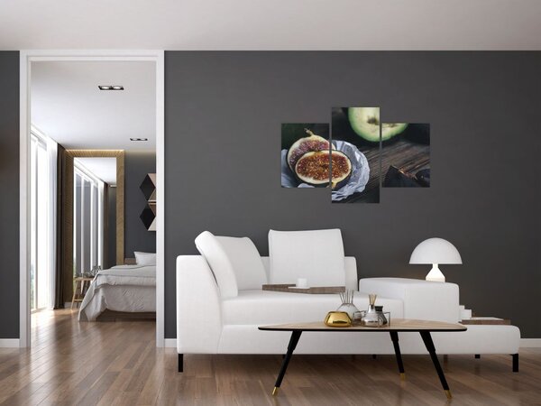 Tablou cu fistic și avocado (90x60 cm)