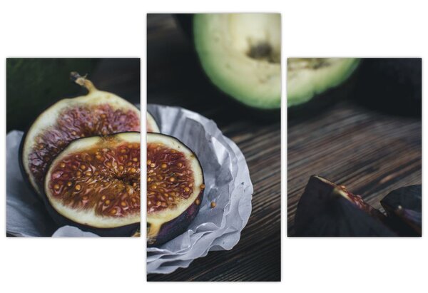 Tablou cu fistic și avocado (90x60 cm)