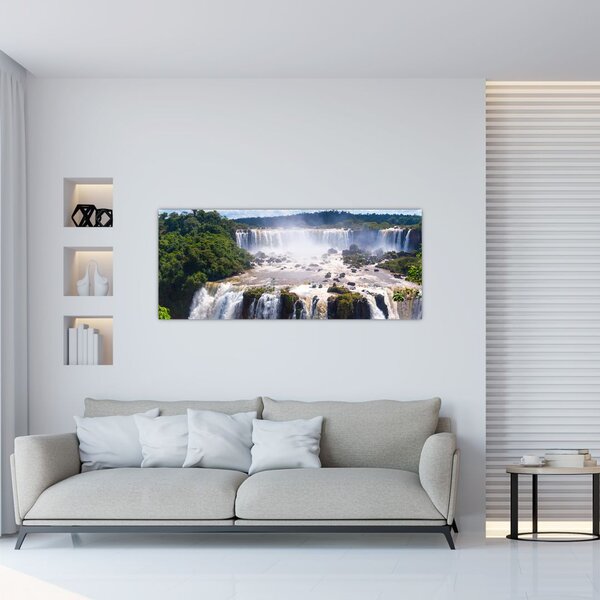 Tablou cu cascadele Iguass (120x50 cm)
