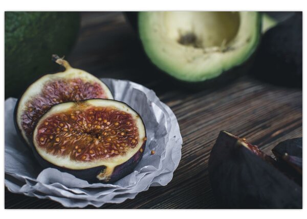 Tablou cu fistic și avocado (90x60 cm)