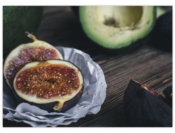 Tablou cu fistic și avocado (70x50 cm)