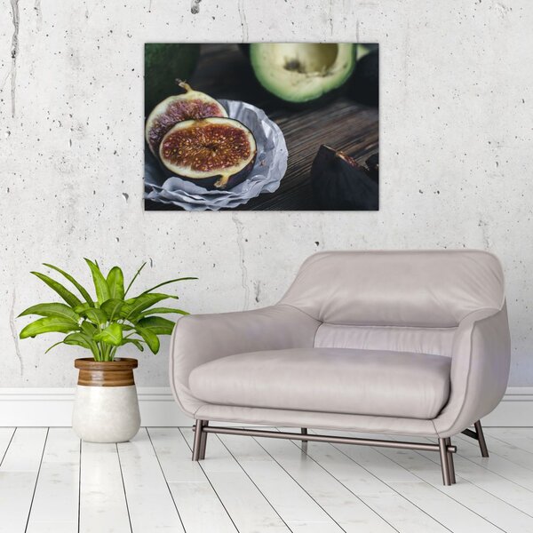 Tablou cu fistic și avocado (70x50 cm)