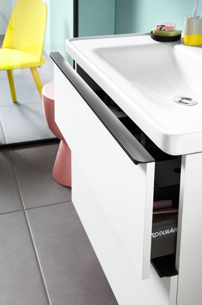 Duravit D-Neo lavoar 80x48 cm dreptunghiular mobilier alb luciu 2367800000