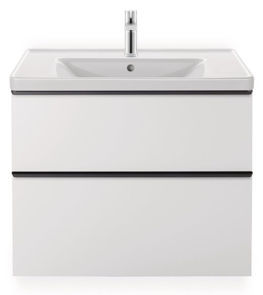 Duravit D-Neo lavoar 80x48 cm dreptunghiular mobilier alb luciu 2367800000