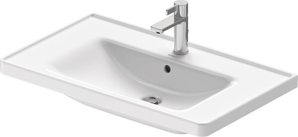 Duravit D-Neo lavoar 80x48 cm dreptunghiular mobilier alb luciu 2367800000
