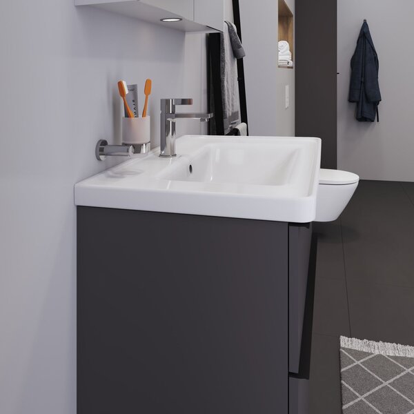 Duravit D-Neo lavoar 80x48 cm dreptunghiular mobilier alb luciu 2367800000