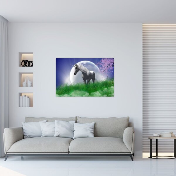 Tablou cu unicorn (90x60 cm)
