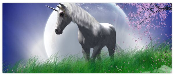 Tablou cu unicorn (120x50 cm)