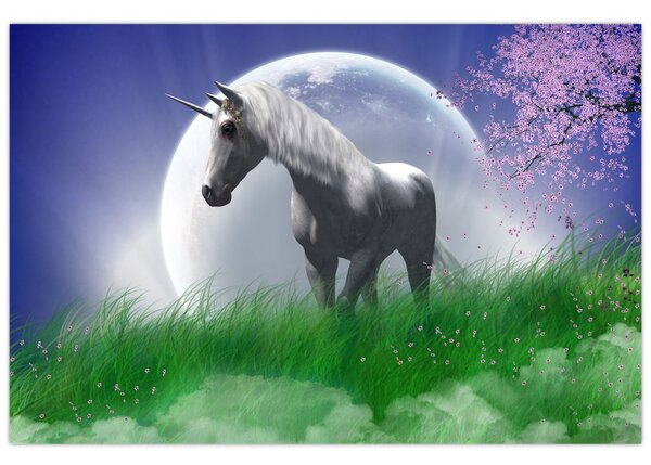 Tablou cu unicorn (90x60 cm)
