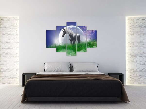 Tablou cu unicorn (150x105 cm)