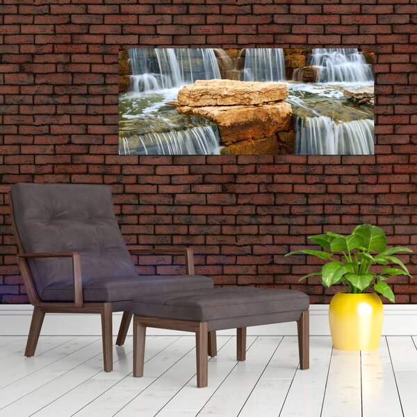 Tablou cu cascade (120x50 cm)