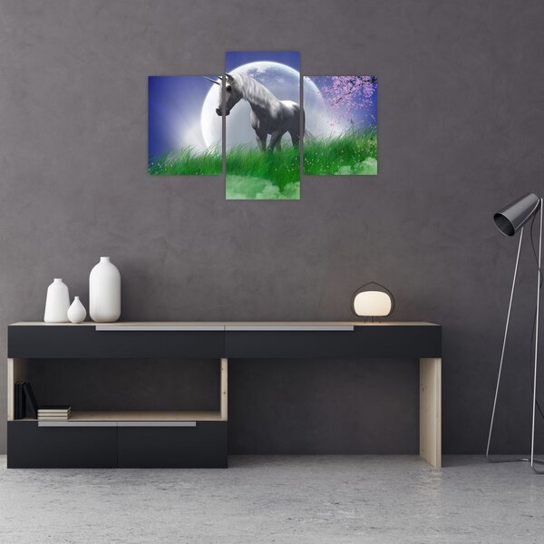 Tablou cu unicorn (90x60 cm)