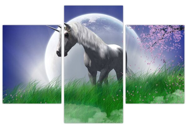 Tablou cu unicorn (90x60 cm)
