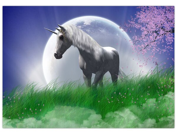 Tablou cu unicorn (70x50 cm)