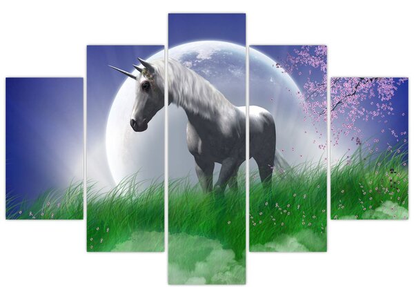 Tablou cu unicorn (150x105 cm)