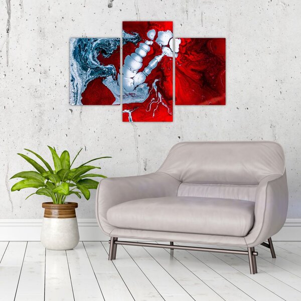 Tablou cu pete abstarcte (90x60 cm)