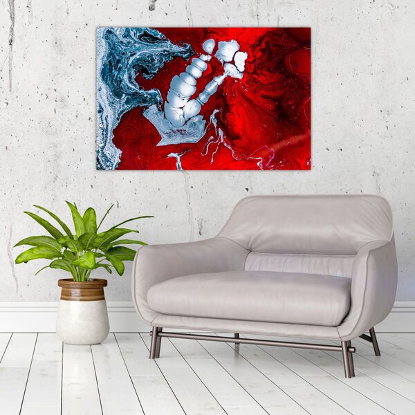 Tablou cu pete abstarcte (90x60 cm)