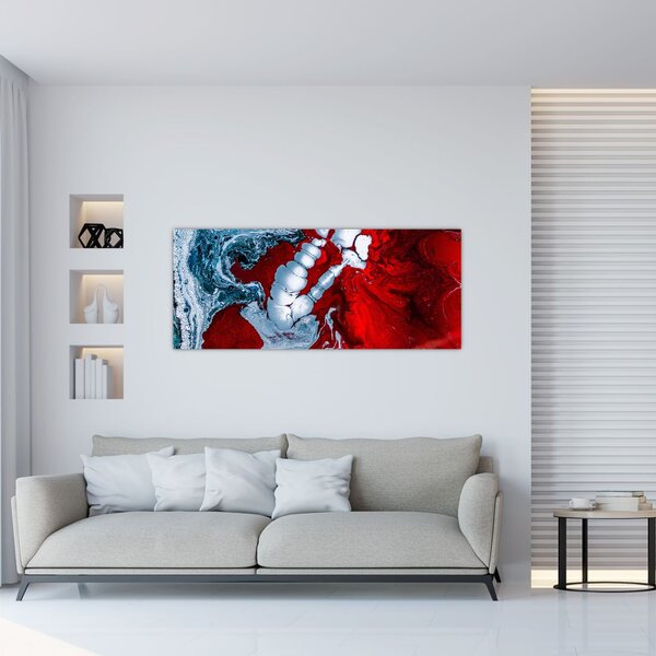 Tablou cu pete abstarcte (120x50 cm)