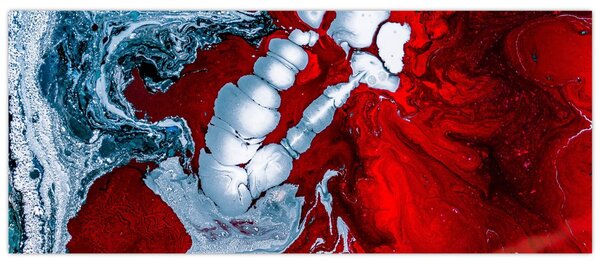 Tablou cu pete abstarcte (120x50 cm)