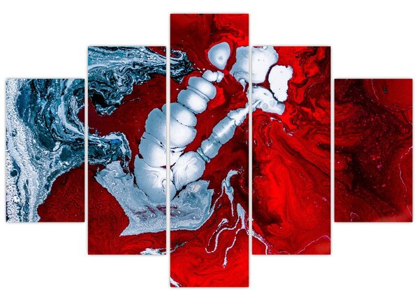 Tablou cu pete abstarcte (150x105 cm)