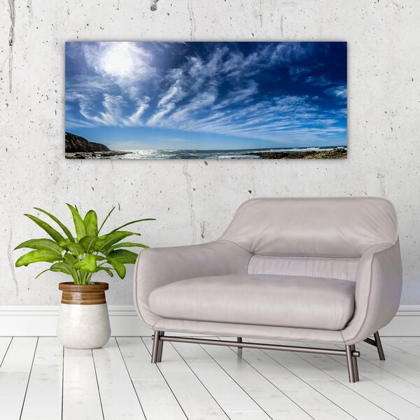 Tablou cu cerul și nori (120x50 cm)