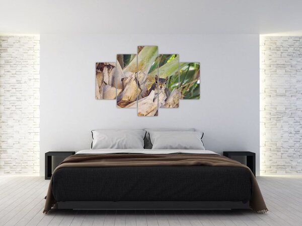 Tablou cu veverița în copaci (150x105 cm)