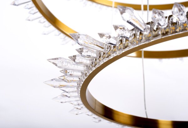 Lustra Tavan LED Cristal APP1609-3C GOLD
