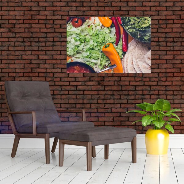 Tablou cu legume (90x60 cm)