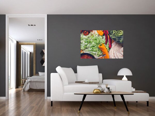 Tablou cu legume (90x60 cm)