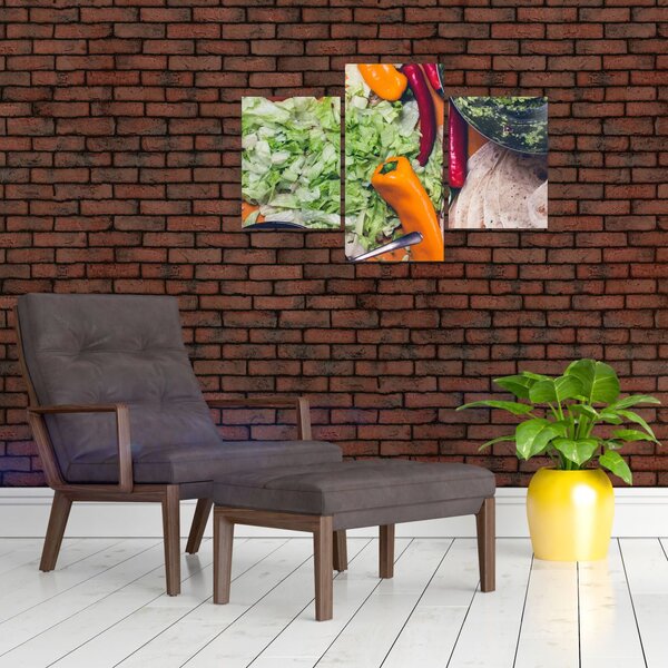 Tablou cu legume (90x60 cm)